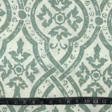 CANVAS À MOTIFS ABSTRAITS TURQUOISE BRILLANT ET BEIGE