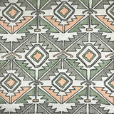 CANVAS IMPRIMÉ FORMES GÉOMÉTRIQUES GRIS ET CORAIL