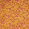 COTON IMPRIMÉ ORANGE ET ROSE PICOTÉ