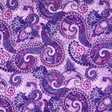 COTON IMPRIMÉ MANDALA MAUVE
