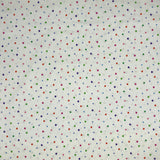 COTON IMPRIMÉ POINTS MULTICOLORES