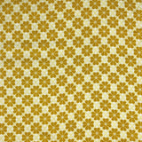 COTON IMPRIMÉ CARRÉ FLEURS JAUNES