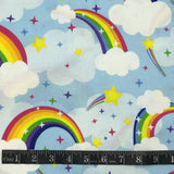 COTON IMPRIMÉ ARC-EN-CIEL