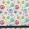 COTON IMPRIMÉ PEACE AND LOVE