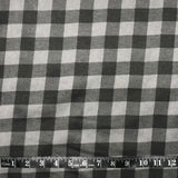 FLANELLETTE IMPRIMÉE CARREAU  GRIS