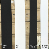 Élastique blanc au mètre tissé