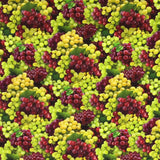 COTON IMPRIMÉ VRAIS RAISINS