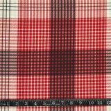 POLYESTER DÉCO ET NAPPE CARROT ROUGE, NOIR ET BLANC