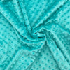 MINKY DOT TURQUOISE