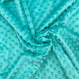 MINKY DOT TURQUOISE