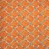 TISSU EXTÉRIEUR ORANGE CHIC GÉOMETRIQUE