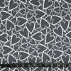 COTON IMPRIMÉ COEURS GRIS