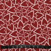 COTON IMPRIMÉ COEURS ROUGES