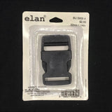 Attache pour sac à dos en plastique noir qui clip 1 1/4
