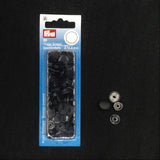 Bouton-pression  couches noirs 12mm