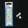 Bouton-pression  couches blanc 12mm