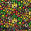 COTON IMPRIMÉ BONHOMMES LÉGUMES