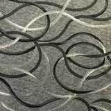 TISSU RECOUVREMENT - SPIRALES GRISES