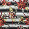 POLYESTER DÉCO ET NAPPE RAYURE NOIR BLANC NOËL