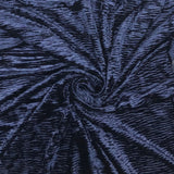 TRICOT DE POLYESTER VELOUR MARINE