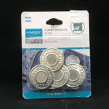 Bouton à jeans argent 25mm