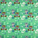 FLANELLETTE IMPRIMÉE BÉBÉ CHIEN OURS MOUTON