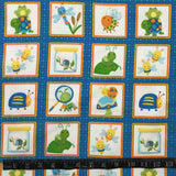 FLANELLETTE IMPRIMÉE PETITS INSECTES