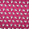 FLANELLETTE IMPRIMÉE PANDA SUR FOND ROSE