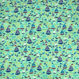 FLANELLETTE IMPRIMÉE BATEAUX