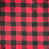 POLAR IMPRIMÉ - CAROTTÉ ROUGE ET NOIR